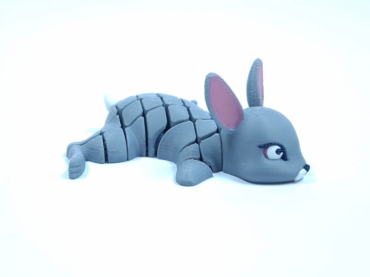 Гибкая 3D игрушка Кролик 8 см антистресс - Фото 4 Гибкая 3D игрушка Кролик 8 см антистресс - изображение 4