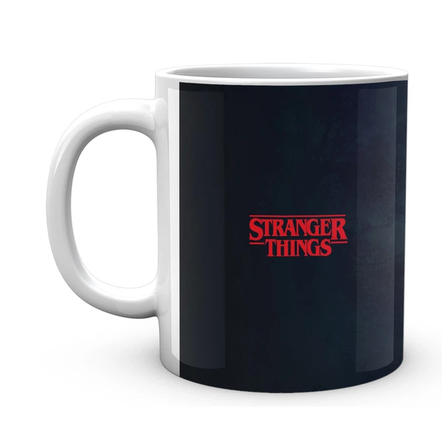 Керамічна чашка Stranger Things для чаю та кави 330 мл, біла (4FB40BFF0B65) - зображення 2