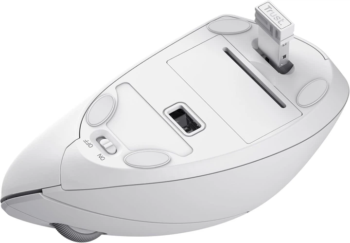 Миша Trust Verto Ergo Wireless White (TRUST_25132) - зображення 6