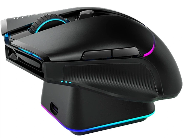 Mysz Machenike Gaming L8 Pro with a charging station Wireless Black (6975971299484) - obraz 4