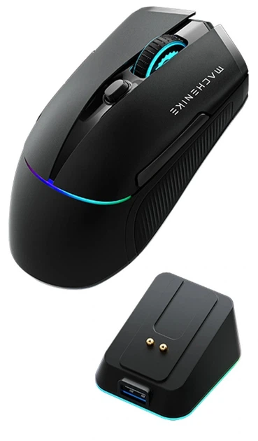 Mysz Machenike Gaming L8 Pro with a charging station Wireless Black (6975971299484) - obraz 5