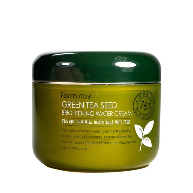 Осветляющий крем для лица FarmStay Green Tea Whitening Water Cream 100 мл - изображение 3