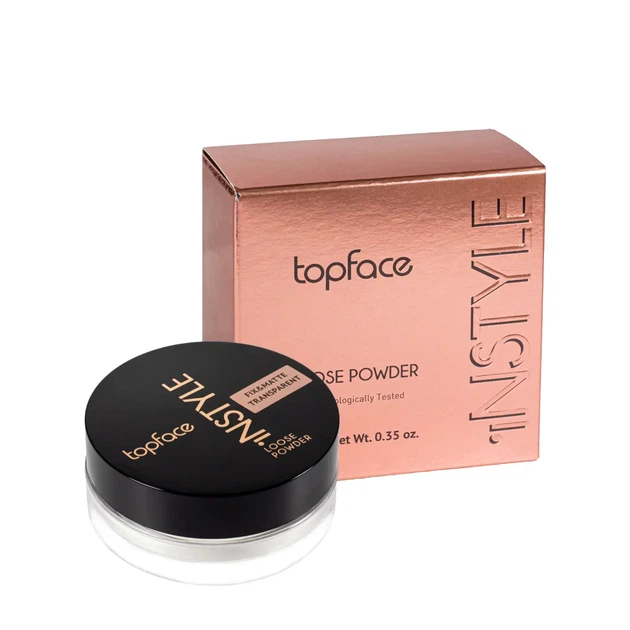 Пудра для лица рассыпчатая TopFace INSTYLE Perfective Loose РТ255, 105 Розовая - изображение 2