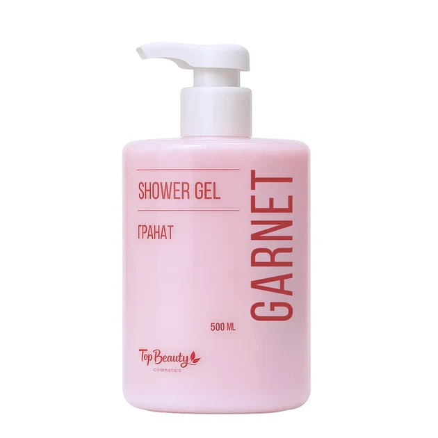 Гель для душу Top Beauty з ароматом "Гранат" 500 мл - Фото 1 Гель для душу Top Beauty з ароматом "Гранат" 500 мл - зображення 1