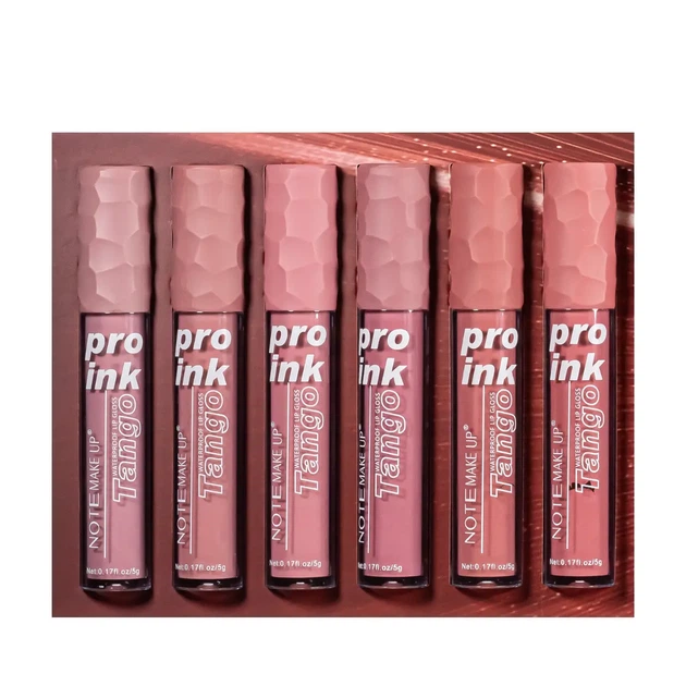 Набор матовых блесков для губ Note Make Up 12 штук - Фото 3 Набор матовых блесков для губ Note Make Up 12 штук - изображение 3