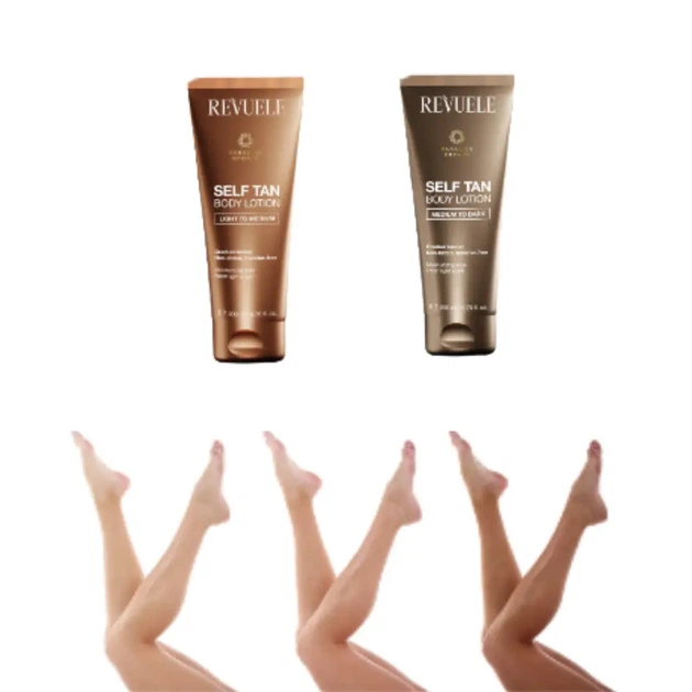 Автозагар для тела Revuele Salf Tan Body Lotion Light To Medium, 200 мл - изображение 4