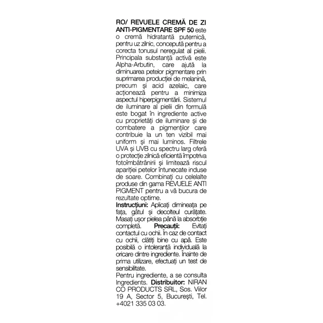 Крем для лица отбеливающий антипигментный Revuele Anti Pigment Day Cream SPF 50, 40 мл - Фото 7 Крем для лица отбеливающий антипигментный Revuele Anti Pigment Day Cream SPF 50, 40 мл - изображение 7