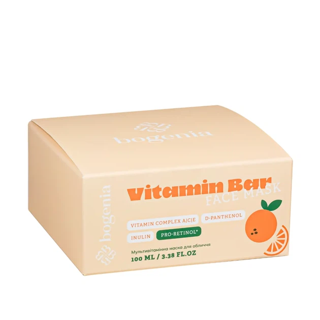Маска для лица питательная мультивитаминная Bogenia Vitamin Bar BG439(004) 100 мл - изображение 3