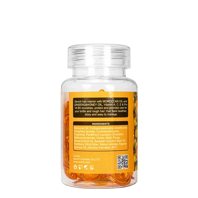 Витамины для волос Интенсивная терапия Sevich Hair Vitamin With Ginseng & Honey Oil, 30 шт - изображение 5
