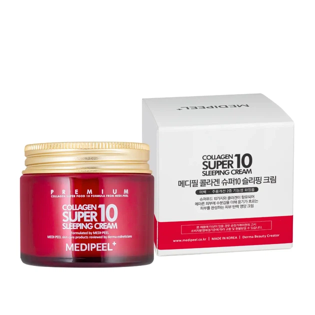 Крем для обличчя омолоджувальний нічний Medi-Peel Collagen Super10 Sleeping Cream 70 мл - Фото 1 Крем для обличчя омолоджувальний нічний Medi-Peel Collagen Super10 Sleeping Cream 70 мл - зображення 1