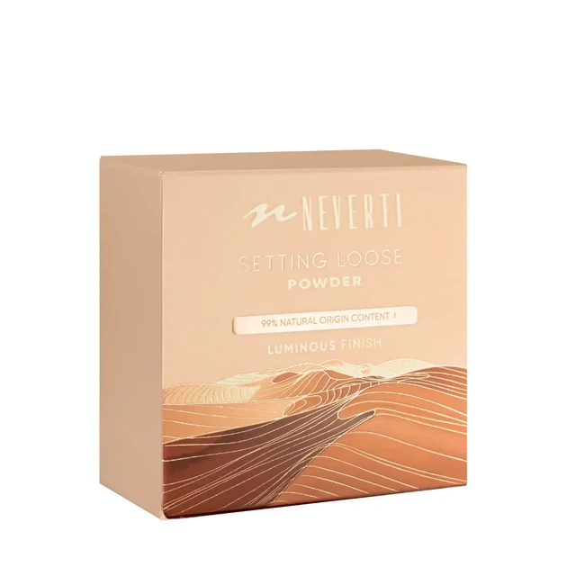 Пудра для лица рассыпчатая Neverti Setting Loose Powder Luminous Finish 004 Banana/Банана (NP200) - изображение 3