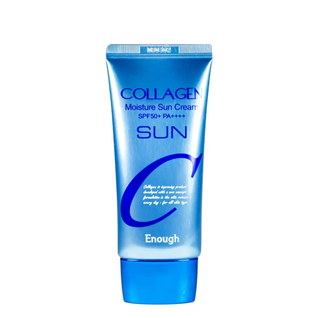 Солнцезащитный крем увлажняющий Enough Collagen Moisture Sun Cream SPF50+ PA++++ 50 мл - Фото 2 Солнцезащитный крем увлажняющий Enough Collagen Moisture Sun Cream SPF50+ PA++++ 50 мл - изображение 2