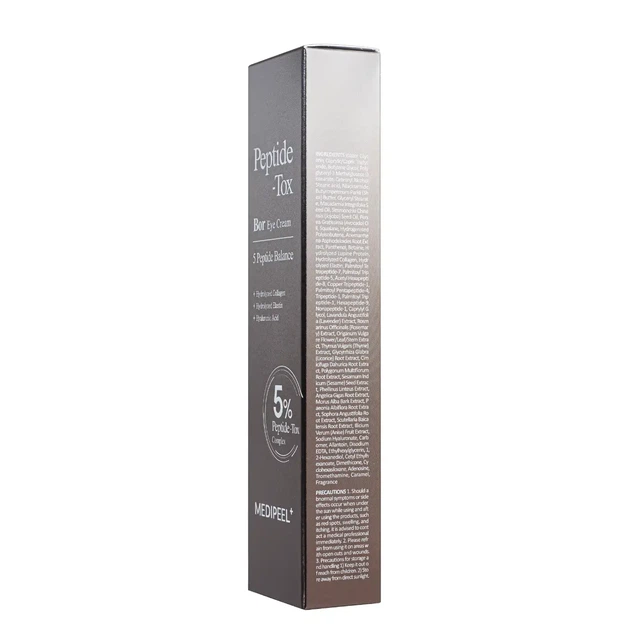 Крем-лифтинг для кожи вокруг глаз Medi-Peel Peptide Bor-Tox Eye Cream с пептидным комплексом 40 мл - Фото 3 Крем-лифтинг для кожи вокруг глаз Medi-Peel Peptide Bor-Tox Eye Cream с пептидным комплексом 40 мл - изображение 3