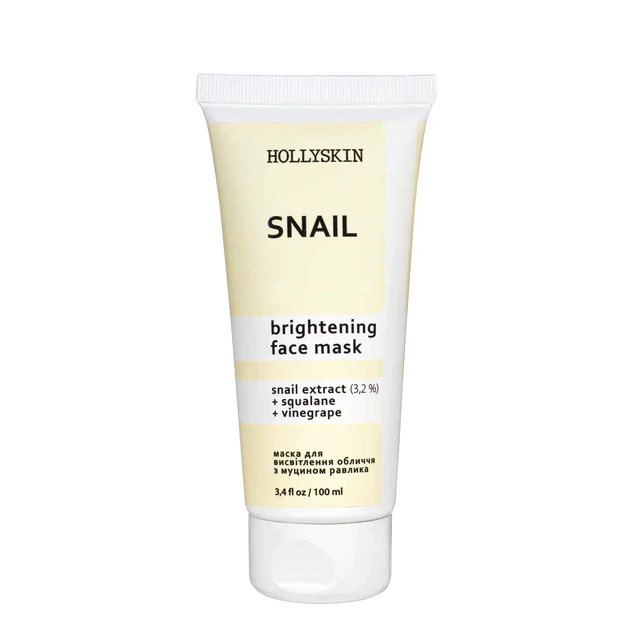 Маска для обличчя Hollyskin Snail Face Mask з муцином равлики 100 мл - зображення 2