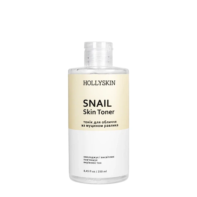 Тоник для лица Hollyskin Snail Skin Toner с муцином улитки 250 мл - Фото 1 Тоник для лица Hollyskin Snail Skin Toner с муцином улитки 250 мл - изображение 1