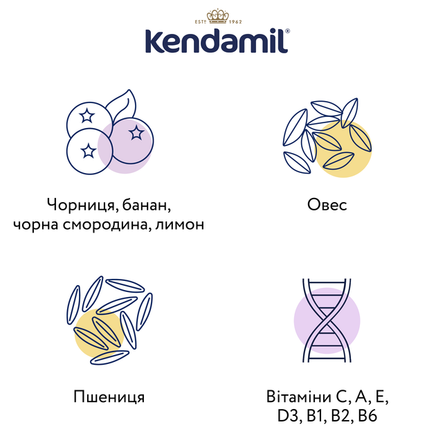 Молочна каша Kendamil з ягодами, з 7 міс., 150 г - зображення 4