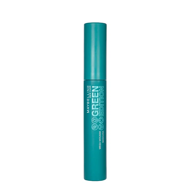 Туш для вій об'ємна подовжуюча Maybelline New York Green Edition Mega Mousse Mascara - Фото 1 Туш для вій об'ємна подовжуюча Maybelline New York Green Edition Mega Mousse Mascara - зображення 1