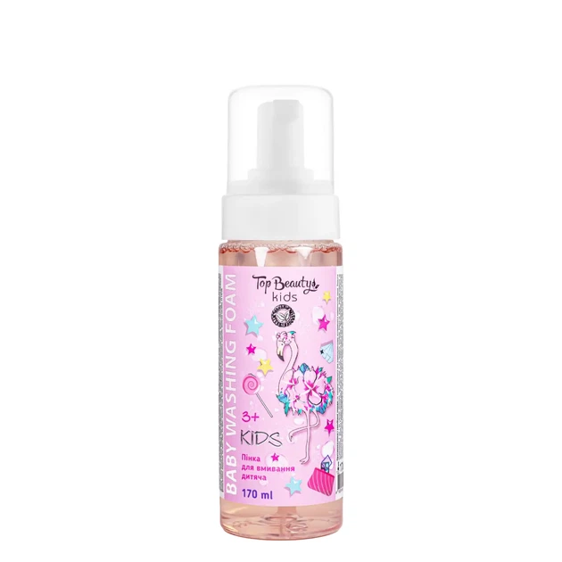 Дитяча пінка для вмивання Top Beauty Baby Washing Foam 3+, 170 мл - Фото 1 Дитяча пінка для вмивання Top Beauty Baby Washing Foam 3+, 170 мл - зображення 1