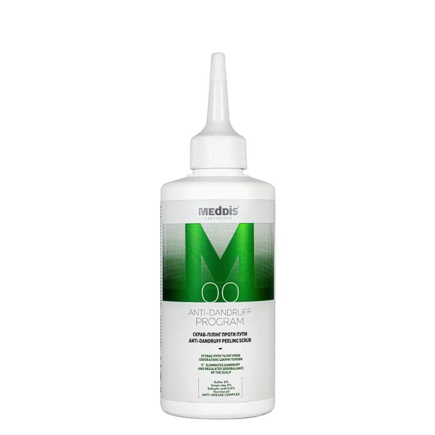 Скраб-пилинг против перхоти Meddis Anti Dandruff Peeling Scrub 200 мл - Фото 2 Скраб-пилинг против перхоти Meddis Anti Dandruff Peeling Scrub 200 мл - изображение 2