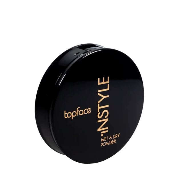 Пудра для лица TopFace Instyle Wet & Dry Powder PT261 № 08 Тёмно-бежевый - Фото 5 Пудра для лица TopFace Instyle Wet & Dry Powder PT261 № 08 Тёмно-бежевый - изображение 5