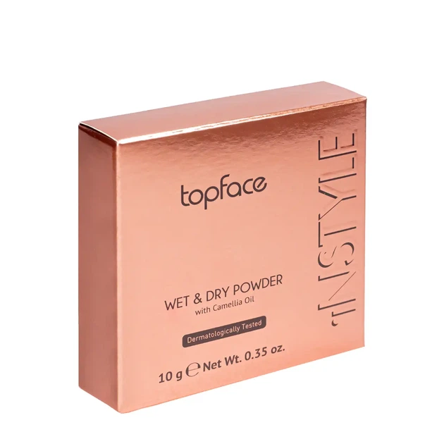Пудра для лица TopFace Instyle Wet & Dry Powder PT261 № 08 Тёмно-бежевый - Фото 7 Пудра для лица TopFace Instyle Wet & Dry Powder PT261 № 08 Тёмно-бежевый - изображение 7