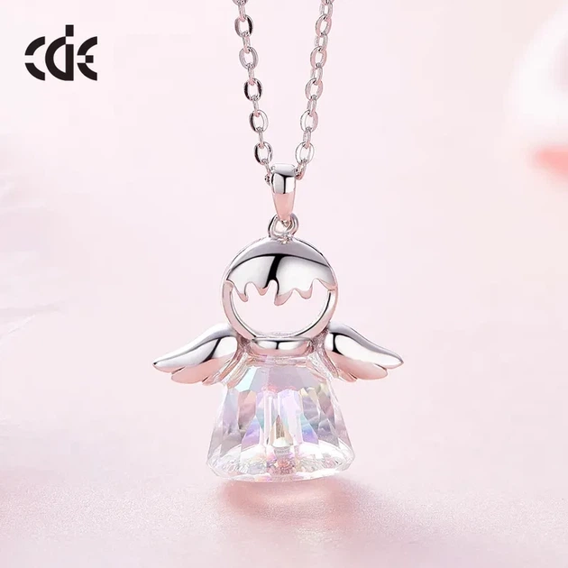 Серебряный кулон Сваровски (74416) - изображение 2