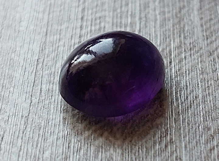 Аметист кабошон 6.35 Ct 12.7 х 11 мм (130411) - Фото 7 Аметист кабошон 6.35 Ct 12.7 х 11 мм (130411) - изображение 7