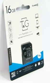 Карта памяти T&G MicroSDHC 16GB UHS-I Class 10 с адаптером черный для фото и видео камер смартфонов - Фото 7 Карта памяти T&G MicroSDHC 16GB UHS-I Class 10 с адаптером черный для фото и видео камер смартфонов - изображение 7