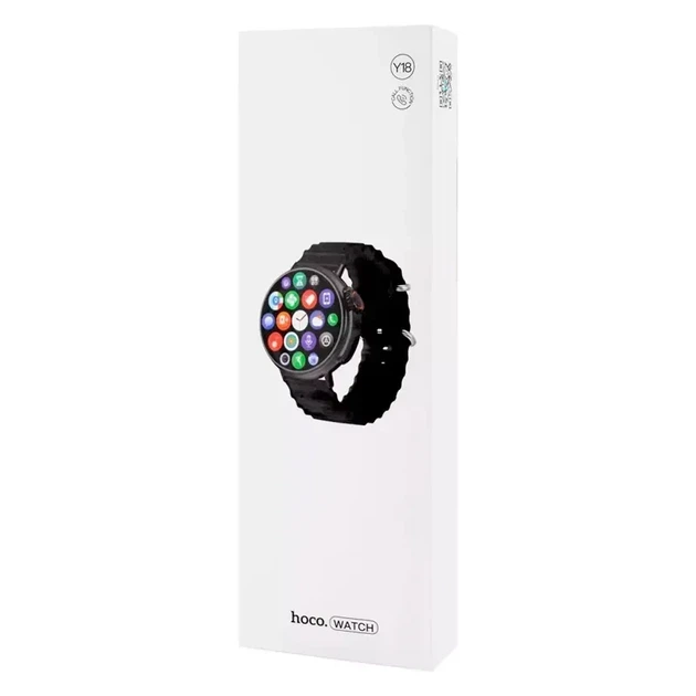 Смарт годинник Hoco Y18 1.52 дюйма 300mAh IP68 золотий з помаранчевим ремінцем для спорту та здоров'я - Фото 8 Смарт годинник Hoco Y18 1.52 дюйма 300mAh IP68 золотий з помаранчевим ремінцем для спорту та здоров'я - зображення 8