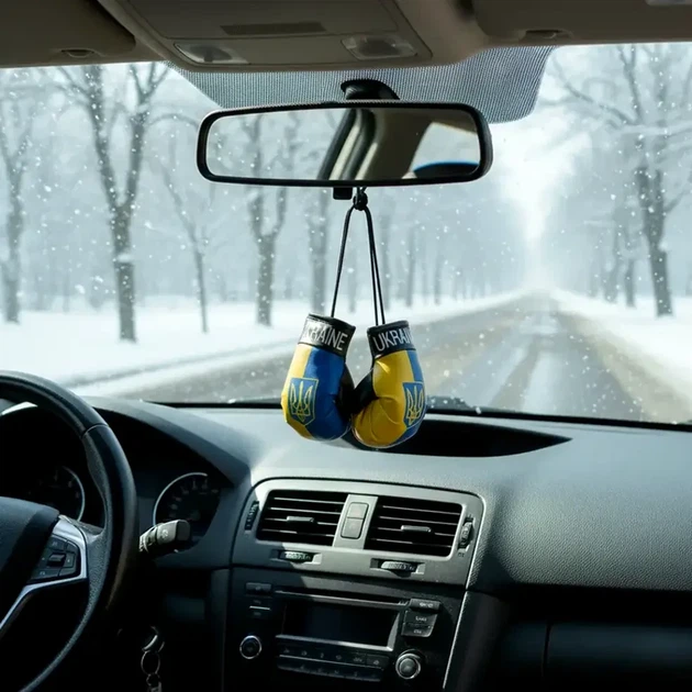 Боксерські рукавички 10 см зі штучної шкіри для ключів та авто. - Фото 5 Боксерські рукавички 10 см зі штучної шкіри для ключів та авто. - зображення 5