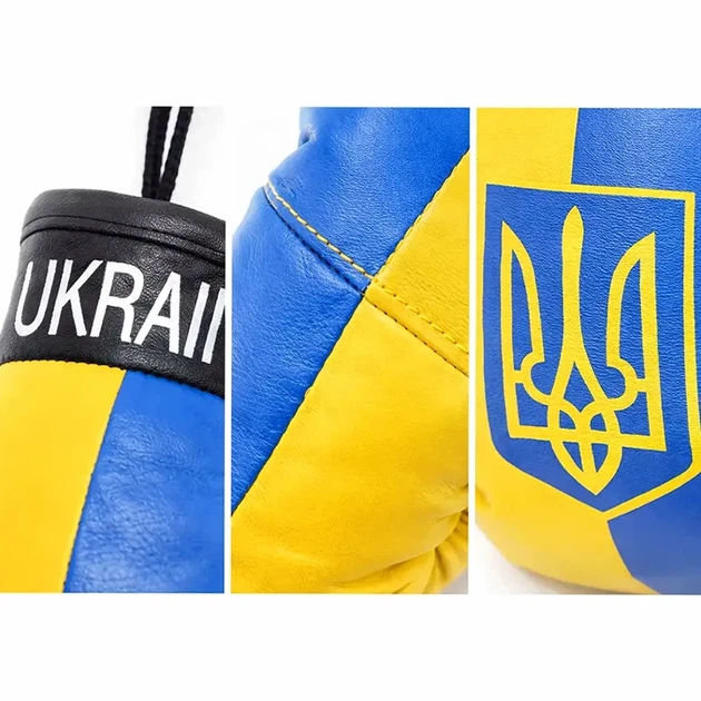 Боксерські рукавички 10 см зі штучної шкіри для ключів та авто. - Фото 7 Боксерські рукавички 10 см зі штучної шкіри для ключів та авто. - зображення 7