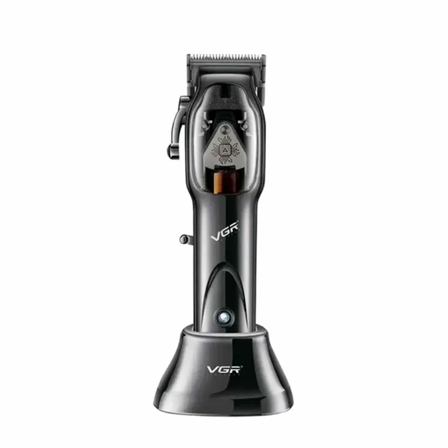 Аккумуляторная машинка для стрижки волос 10 Вт 250 г 4 насадки VGR V653 черная - изображение 3