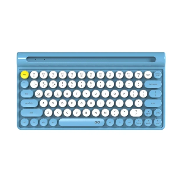 Беспроводная клавиатура и мышь Fantech Go WK897 компактные размеры 80 кнопок USB Bluetooth синий - Фото 3 Беспроводная клавиатура и мышь Fantech Go WK897 компактные размеры 80 кнопок USB Bluetooth синий - изображение 3