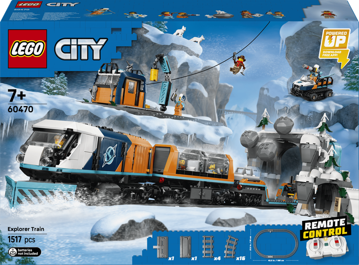 Конструктор LEGO City Полярний експрес дослідників Арктики 1517 елемента (60470) (955555917301424) - Уцінка - Фото 1 Конструктор LEGO City Полярний експрес дослідників Арктики 1517 елемента (60470) (955555917301424) - Уцінка - зображення 1