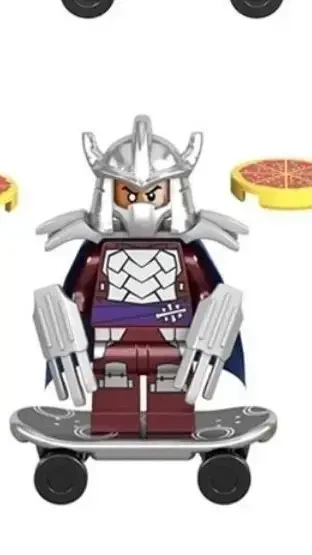 Набор коллекционных минифигурок «Черепашки-ниндзя на скейтах» (TMNT Set), 6 штук: Леонардо, Рафаэль, Микеланджело, Донателло - изображение 3