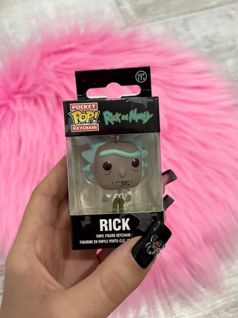 Брелок-фигурка Funko Pop! "Рик" (Rick) из мультсериала "Рик и Морти", серия Pocket Pop! Keychain, модель #112 - Фото 2 Брелок-фигурка Funko Pop! "Рик" (Rick) из мультсериала "Рик и Морти", серия Pocket Pop! Keychain, модель #112 - изображение 2