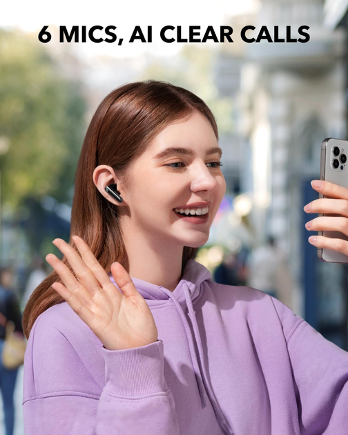 Навушники Anker SoundCore P40i Black - Фото 7 Навушники Anker SoundCore P40i Black - зображення 7