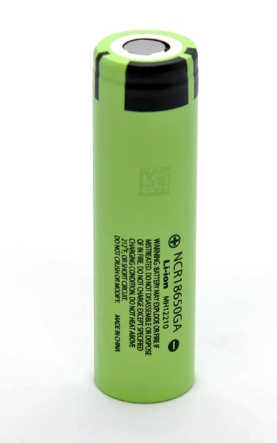 Акумулятор 18650 Panasonic NCR18650GA 3500 mAh літій-іонний Li-Ion 10А (18848) - зображення 2