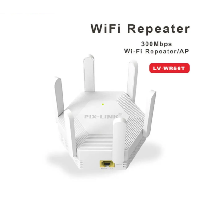 WiFi ретранслятор PIX-LINK LV-WR56T підсилювач сигналу вай фай роутера White (18895) - зображення 3