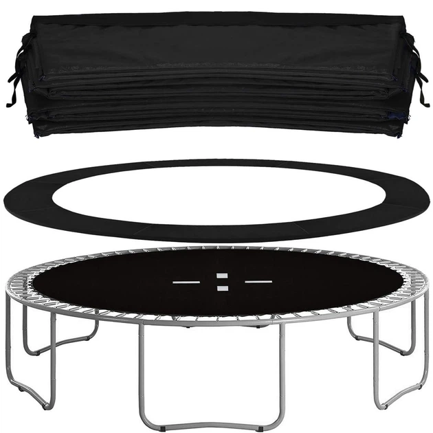 Osłona na sprężyny do trampoliny Springos 12FT 366 cm Czarna (5903021932136) - obraz 4