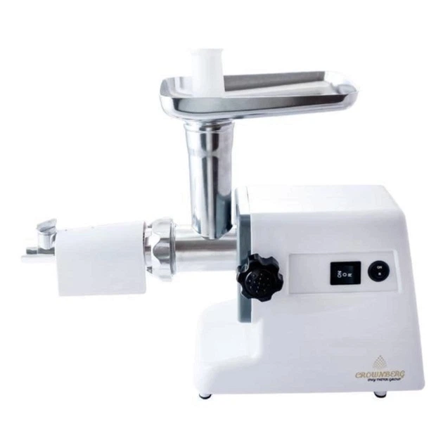 М'ясорубка Crownberg CB-4212 2500W з реверсом, мідний двигун, захист від перегріву, 2 решітки 5 мм і 7 мм, насадка для кеббе, електрична м'ясорубка для дому - изображение 4