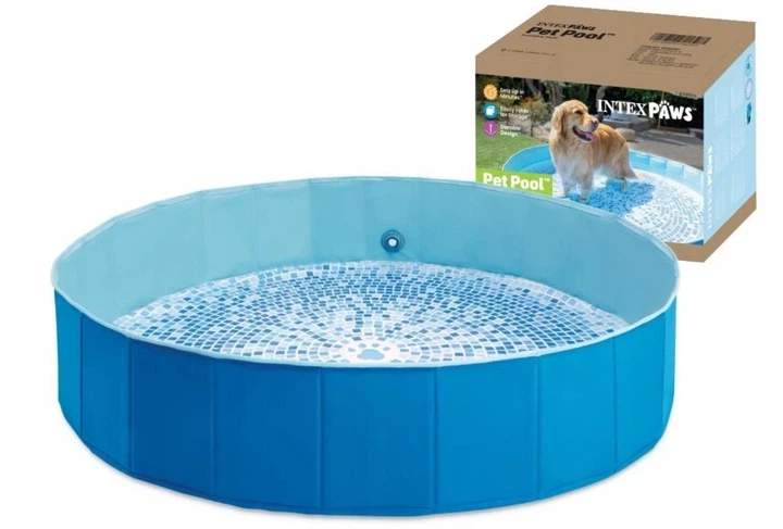Басейн складний для собак 152x30см Intex, 48400 - зображення 4