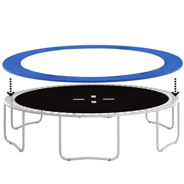 Osłona na sprężyny do trampoliny Springos 13FT 396 cm Niebieska (5903021932082) - obraz 6