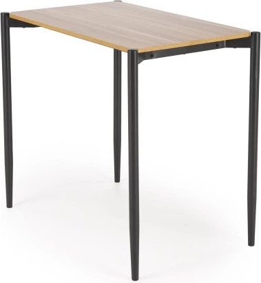 Zestaw mebli Halmar NANDO stół do jadalni 80 x 50 cm, 2 krzesła Dąb naturalny/Czarny (5905248129153) - obraz 2