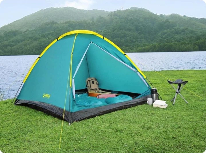 Двухместный кемпинговый шатер Bestway,205×145×100 см синий - изображение 4