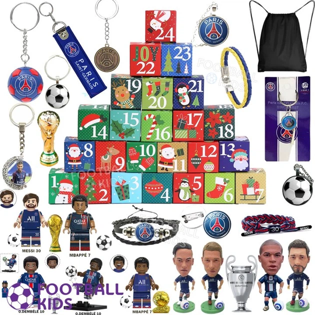 Адвент календарь футбольный ПСЖ Christmas boxes Soccer Kit 24 PSG (4215-4) - Фото 1 Адвент календарь футбольный ПСЖ Christmas boxes Soccer Kit 24 PSG (4215-4) - изображение 1