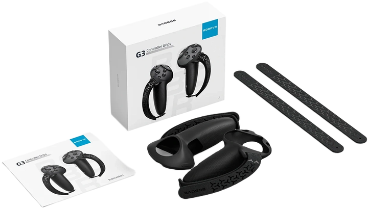 Uchwyty na kontrolery BoboVR G3 do Meta Quest 3 i 3S Black (6937267000518) - obraz 3
