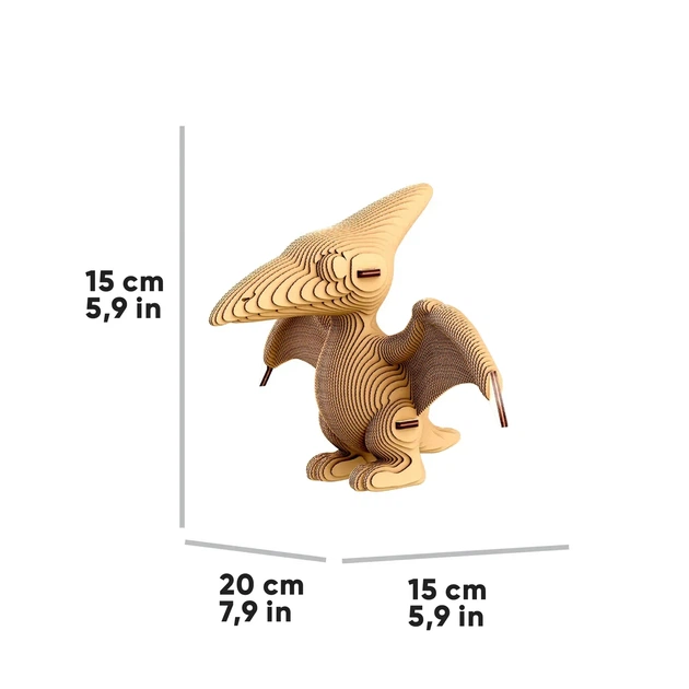 3D Пазл Конструктор Картонний Cartonic Птеродактіль Динозавр (Pterodactyl Collectible) 149 деталей - Фото 5 3D Пазл Конструктор Картонний Cartonic Птеродактіль Динозавр (Pterodactyl Collectible) 149 деталей - зображення 5