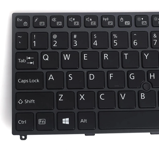 Клавіатура Fujitsu Lifebook E448 E449 U747 U747 U748 E449 E548 E549 U749 U7410 7U14A1 7U14A2 US з підсвічуванням (без кирили) - зображення 2