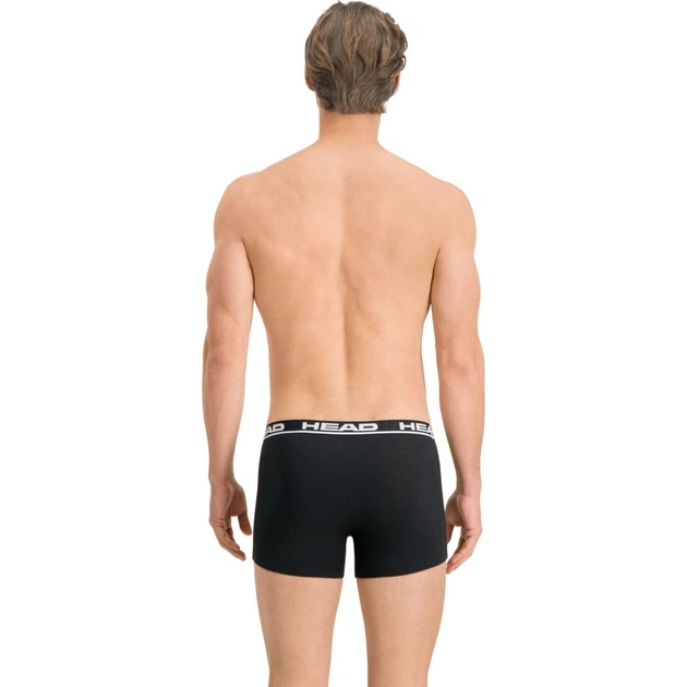 Трусы (боксерки) Head BASIC BOXER 2P черные (2 штуки) XL 701202741-005 - Фото 4 Трусы (боксерки) Head BASIC BOXER 2P черные (2 штуки) XL 701202741-005 - изображение 4